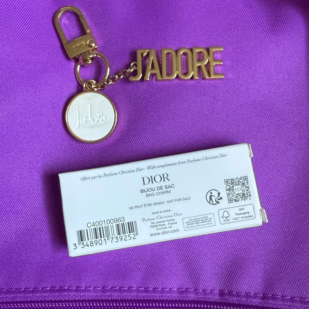 Dior J'adore Gold Key Holder - Picture 2 of 2